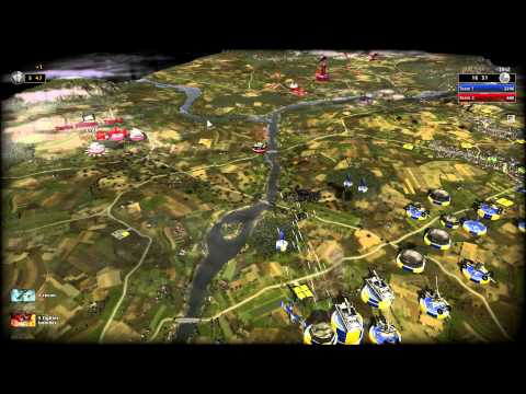 R.U.S.E Gameplay 3vs3 Ai medium