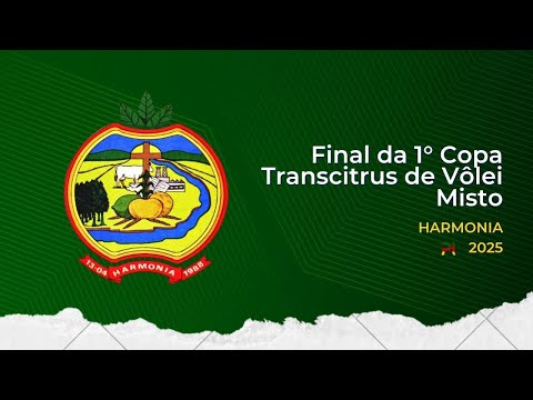 FINAL DA 1º COPA TRANSCITRUS DE VÔLEI MISTO- HARMONIA