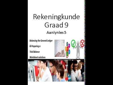 REKENINGKUNDE GRAAD 9: 4 Mei 2020 - periode 4 (0494)