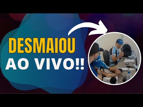 FARID DESMAIA AO VIVO EM GRÊMIO 1 X 0 BRASIL-PEL (ELE ESTÁ BEM, GALERA!!!)