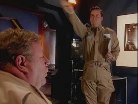 Rimmer saluting, twice