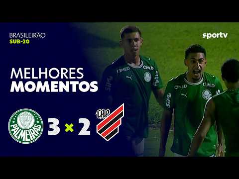 Gols e lances de Palmeiras x Athletico Paranaense