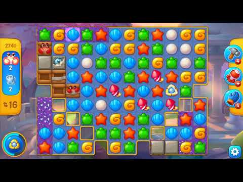 Fishdom-Level 2741🌼 collect blackboards and crabs 🦀