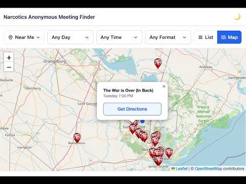 Add an NA meeting finder to WordPress in 3 minutes — Crumb plugin