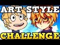 ART STYLE CHALLENGE Adventure Time Steven Universe PPG Gravity Falls