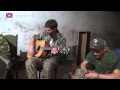 Ополченцы после боев поют под гитару. Ополчение Новороссии. 