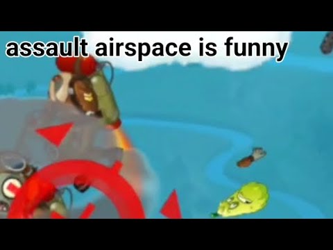 Funny Interactions in Assault Airspace | Plants vs. Zombies 2: Reflourished