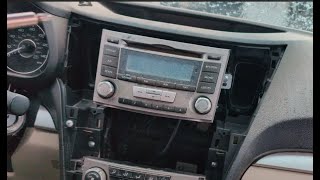 2010 - 2014 Subaru Outback & Legacy Radio Stereo Removal Replacement