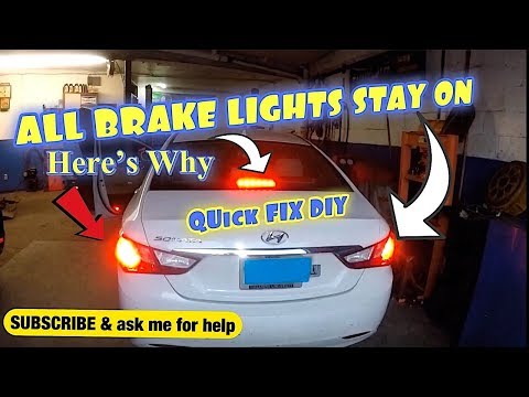 YouTube video about: Why does my third brake light stay on?