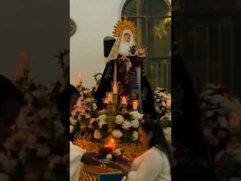 Fiesta de la Virgen de los Dolores en Ciénaga de Oro #shorts #semanasanta #colombia