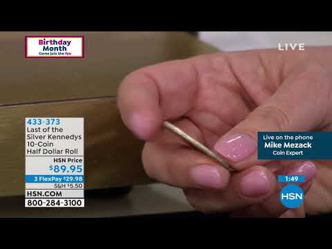 Last of the Silver Kennedys 10Coin Half Dollar Roll