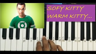 Soft Kitty Warm Kitty | The Big Bang Theory | Keyboard/Piano Instrumental