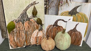 How to Paint realistic Pumpkins in 3 Easy steps