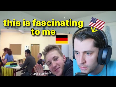 American sees how ENGLISH is taught in a German High School!