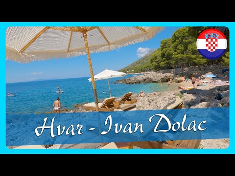 Ivan Dolac Beach Tour 🏖️ Hvar Island's Gem 🌞 4K 60fps