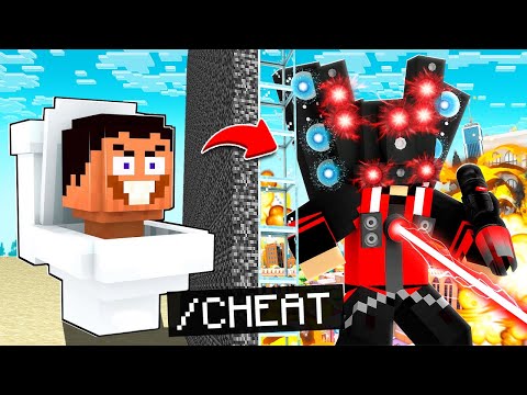 Minecraft Mob Battle: Cheating in Skibidi Toilet