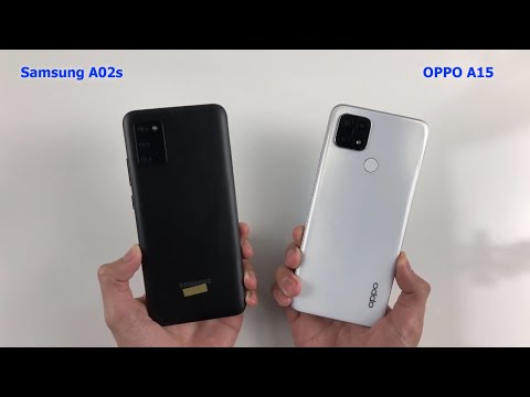 Oppo A15 vs Samsung A02s Speed Test, Display Test
