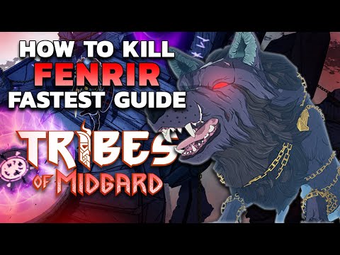 HOW TO KILL FENRIR IN TRIBES OF MIDGARD! FASTEST SOLO FENRIR  BOSS KILL GUIDE - TRIBES OF MIDGARD