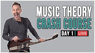 Music Theory Crash Course (Day 1) LIVE + Q&A!
