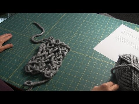 How to Arm Knit - Bind Off