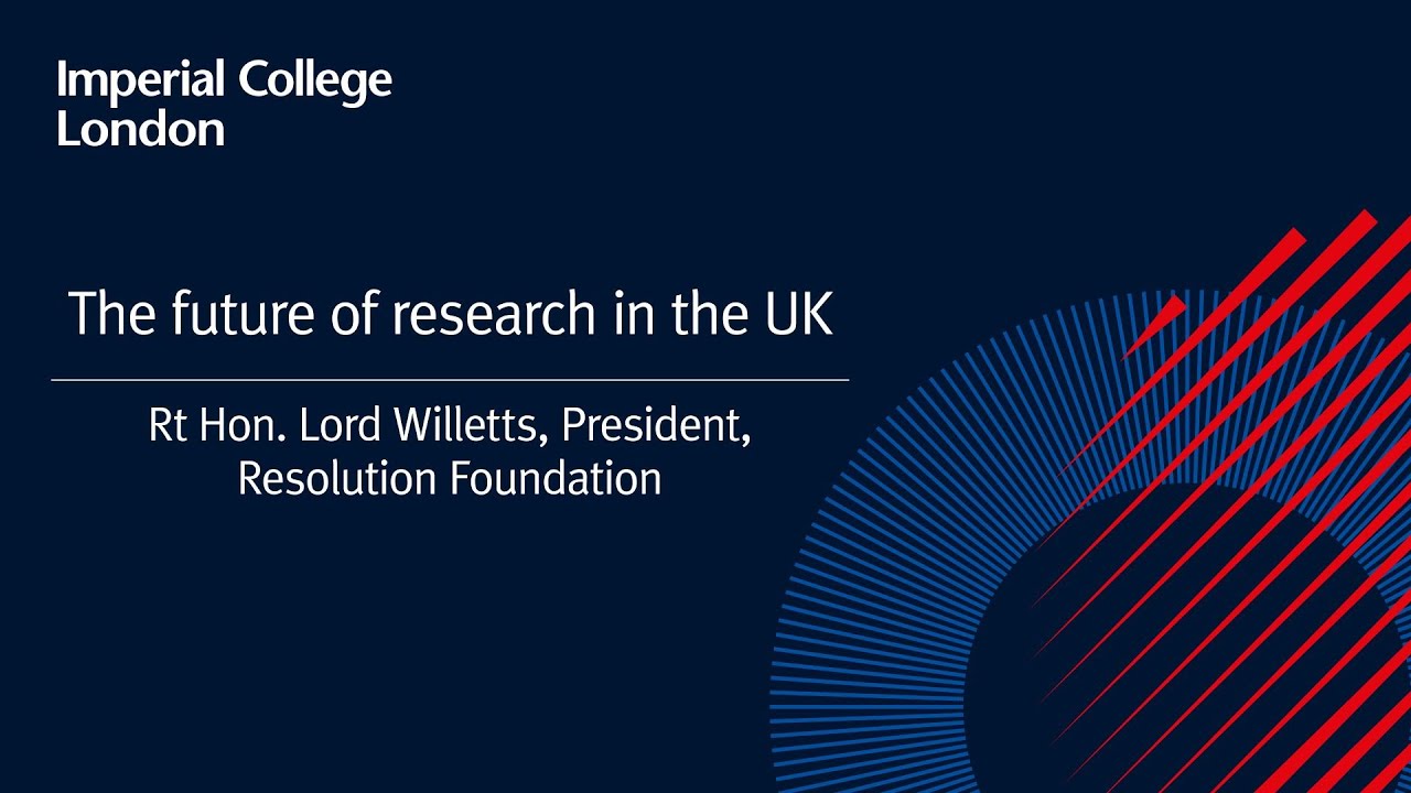 The Future of Research in the UK