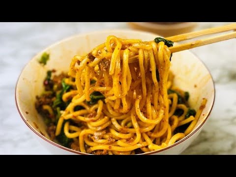 Hot and Spicy Noodles Recipe | How To Make Spicy Dan Dan Noodles