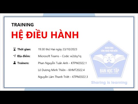 [BHTCNPM] TREINAMENTO HỆ ĐIỀU HÀNH GIỮA KỲ 1 - NH 2023-2024
