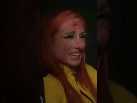 Becky Cried backstage During Sami Zayn & Kevin Owens Entrance 🥺💯 #WWE #shorts