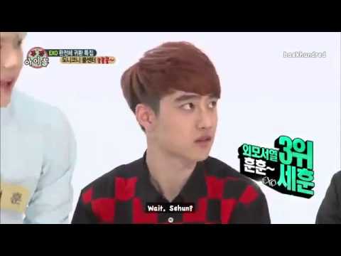 [ENGSUB] 130814 EXO WI CUT! Handsomest ranked by D.O