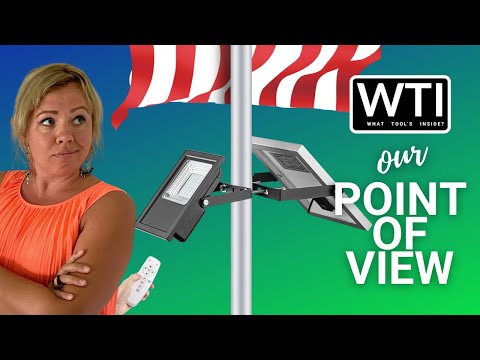Shenzhen XinXiang Solar Flag Pole Light - WTI product video review