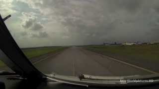 preview picture of video 'Landing at Lagos (LOS) Nigeria - RWY18R (Cockpit View)'