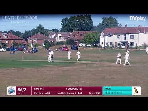 Highlights of Sagi Rajaguru's 59no v Sudbury in Thurlow Nunn East Anglian Premier League 11 July 25.