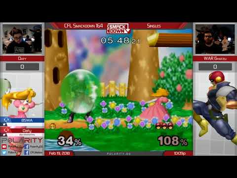 CFL Smackdown 164 Melee - Oaty (Peach) vs WAR Gahtzu (Falcon) - Singles