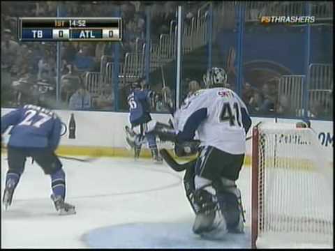 Eric Boulton nails Kurtis Foster