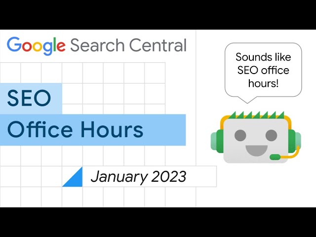 English Google SEO office-hours
