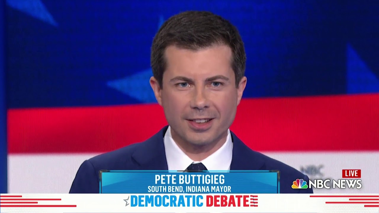 Democratic Debate: Pete Buttigieg Calls Out Religious 'Hypocrisy' For Kids in Cages | NBC New York - YouTube