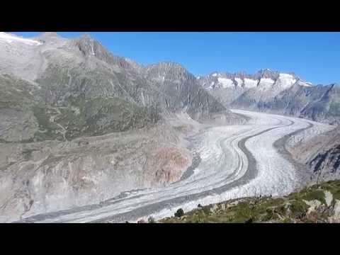 Moosfluh und Aletschgletscher 22.8.2016