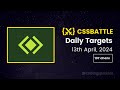 CSS Battle Daily Targets | 13th April, 2024 | Solution