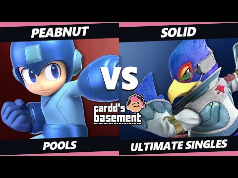 Cardd's Basement - Peabnut (Mega Man) Vs. Solid (Falco) SSBU Ultimate Tournament
