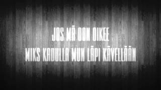 Sanni - Jos mä oon oikee (LYRICS)