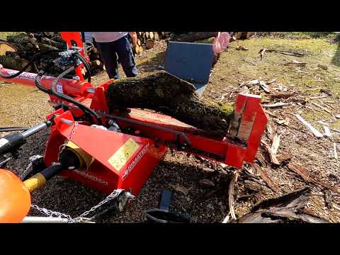 démonstration fendeuse tracteur Simatech ST 350