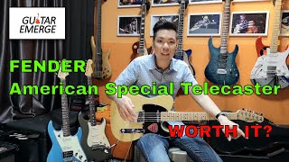 Video thumbnail for Fender American Special Telecaster (Review) - Is it Bang for Buck? by Guitar Emerge