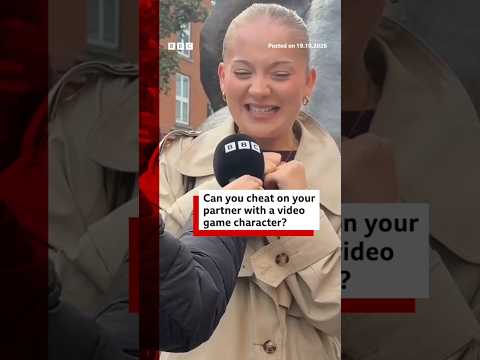 Can you cheat on someone with a video game character? #GrandTheftAuto #GTA #Gaming #BBCNews