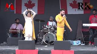 DEEP DHILLON &amp; JASMINE JASSI  Punjab day Mela 2018 1 Jaswinder Khosa