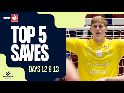 Top 5 Saves | Day 12 & 13 | Men's EHF EURO 2026