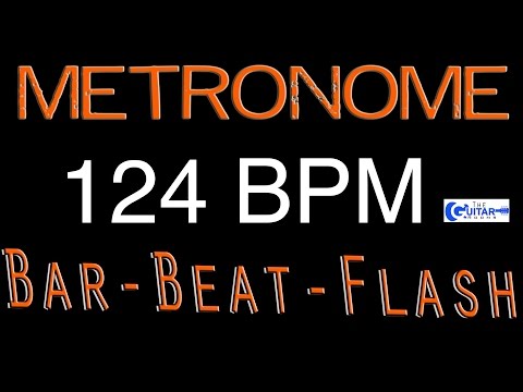 124 BPM FREE Metronome Best Free Online Metronome  Beats Per Minute Counter Flash Drummers Metronome
