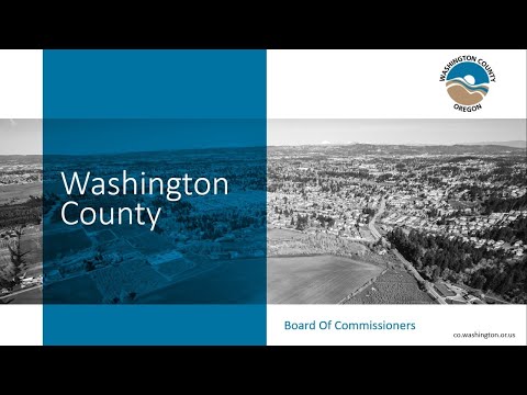 Washington County Board of Commissioners AM Work Session, 10/14/25 (Part 1)