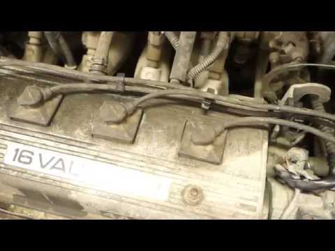 How to replace spark plug cables Toyota Corolla. Years 1991 to 2000