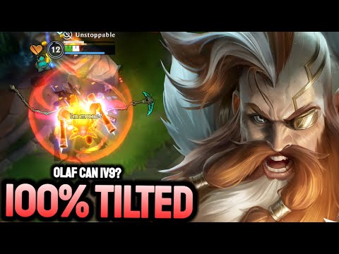 OLAF CAN 1V9!? TRULY HARD RANKED 1000% TILTED | Olaf - Wild Rift