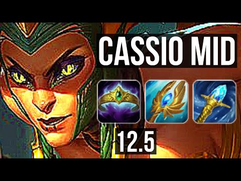 CASSIOPEIA vs TALON (MID) | 3.3M mastery, 1400+ games, Dominating | KR Diamond | 12.5